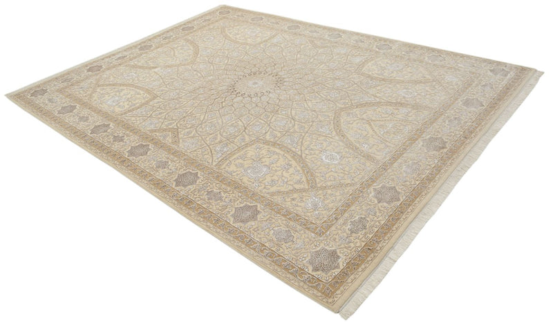 Oosters Tapijt - 293 x 222 cm - donker beige