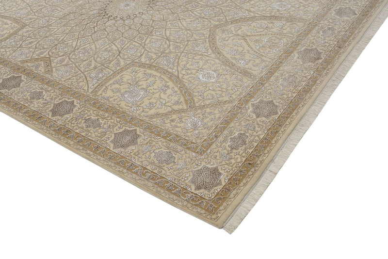 Oosters Tapijt - 293 x 222 cm - donker beige