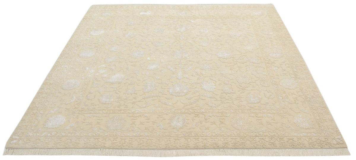 Oosters Tapijt vierkant  - 206 x 205 cm - licht beige