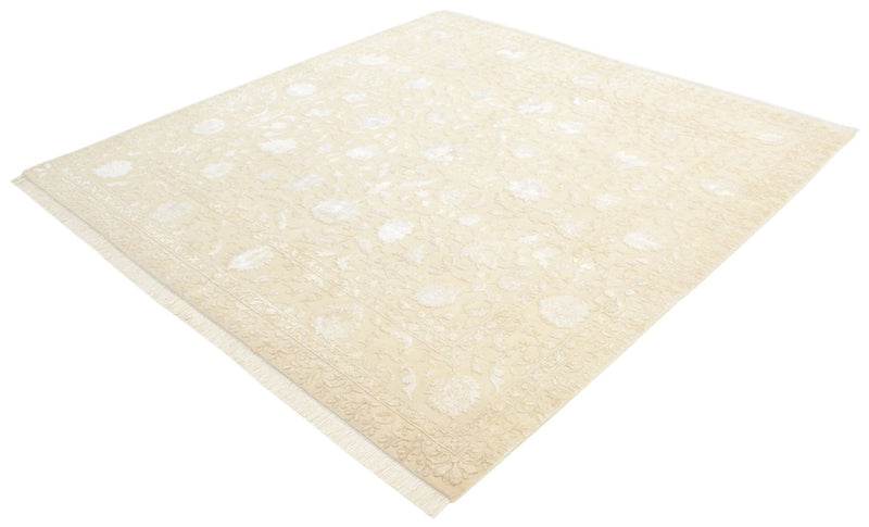 Oosters Tapijt vierkant  - 206 x 205 cm - licht beige