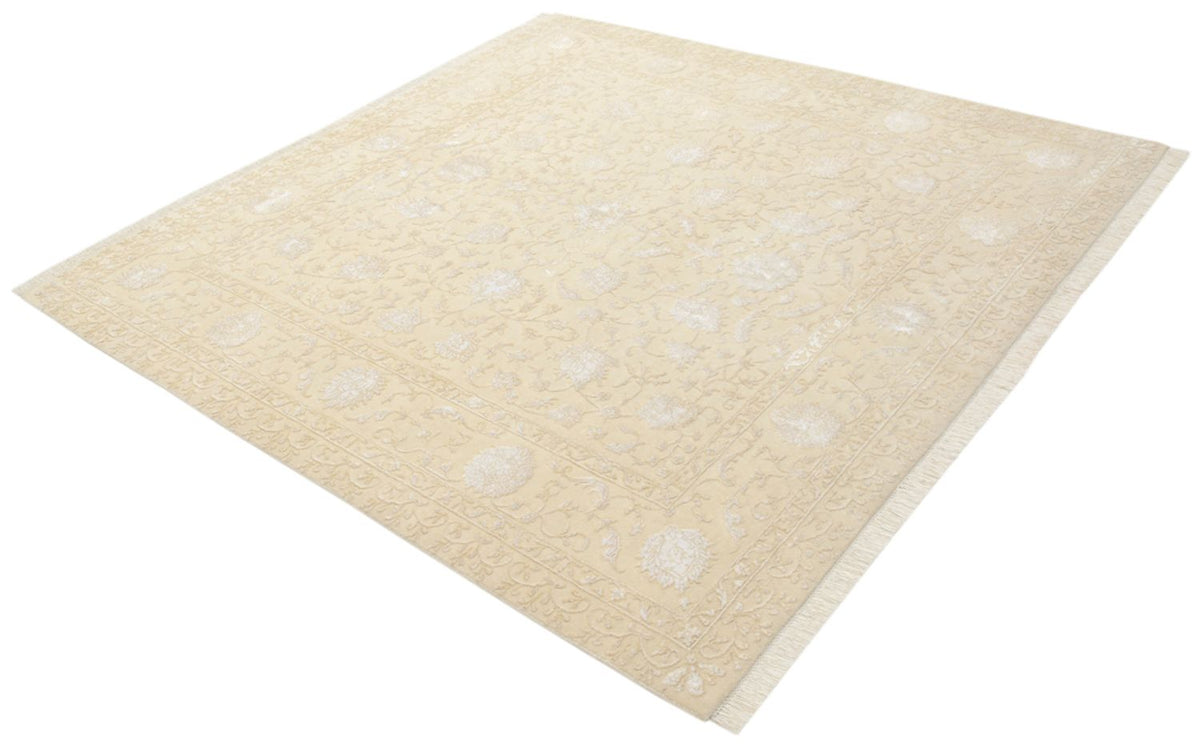 Oosters Tapijt vierkant  - 206 x 205 cm - licht beige