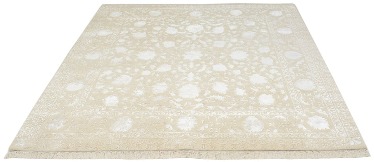 Oosters Tapijt vierkant  - 206 x 205 cm - licht beige