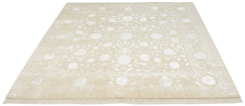 Oosters Tapijt vierkant  - 206 x 205 cm - licht beige