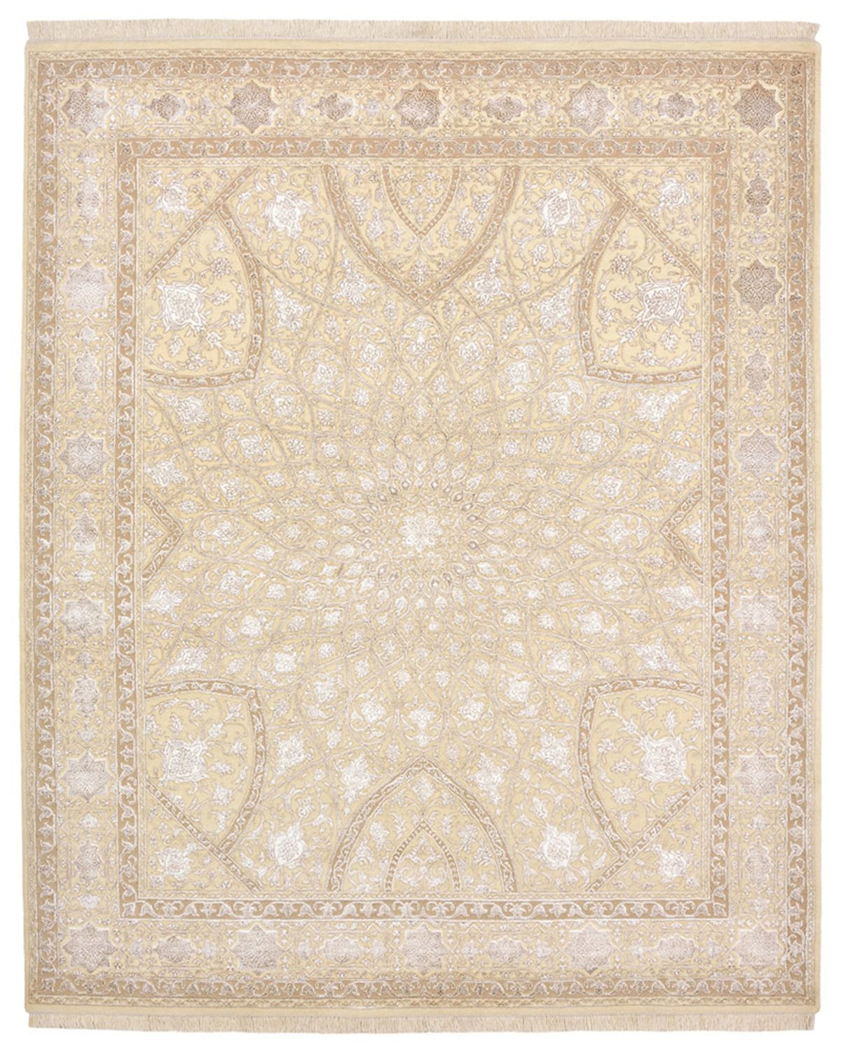 Oosters Tapijt - 252 x 207 cm - donker beige