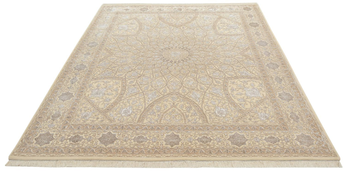 Oosters Tapijt - 252 x 207 cm - donker beige