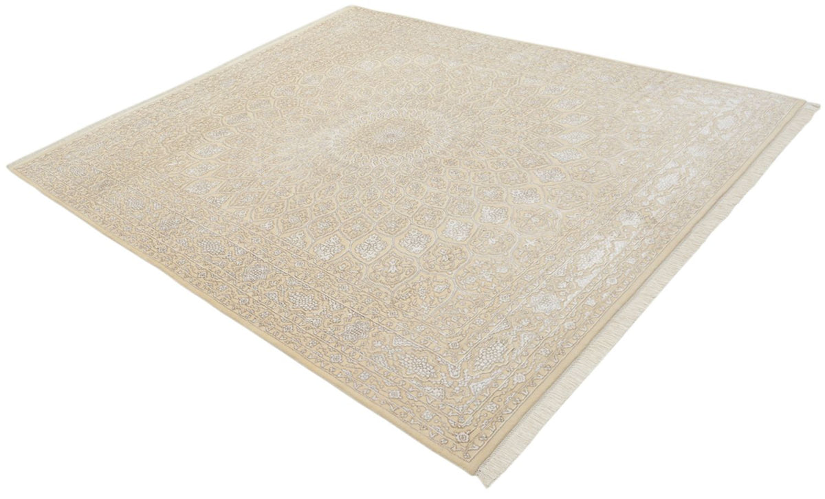 Oosters Tapijt - 249 x 206 cm - donker beige