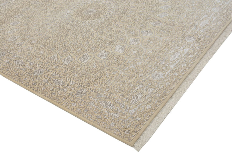 Oosters Tapijt - 249 x 206 cm - donker beige