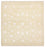 Oosters Tapijt vierkant  - 255 x 250 cm - licht beige