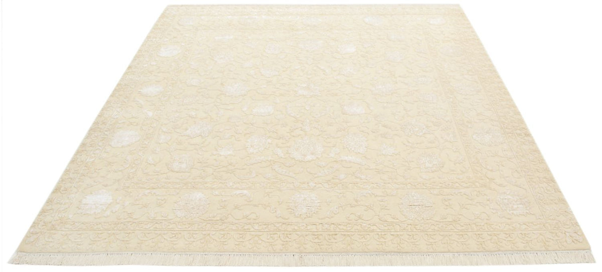 Oosters Tapijt vierkant  - 204 x 202 cm - licht beige
