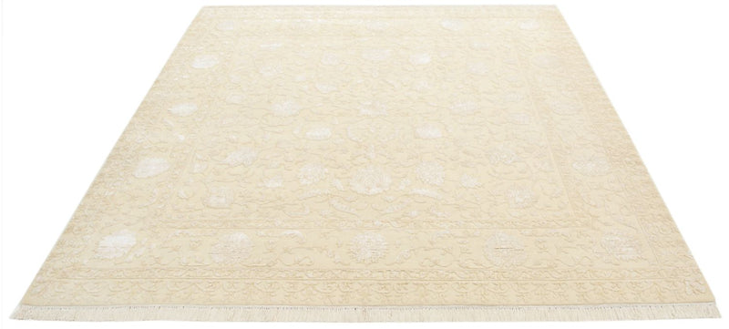 Oosters Tapijt vierkant  - 204 x 202 cm - licht beige