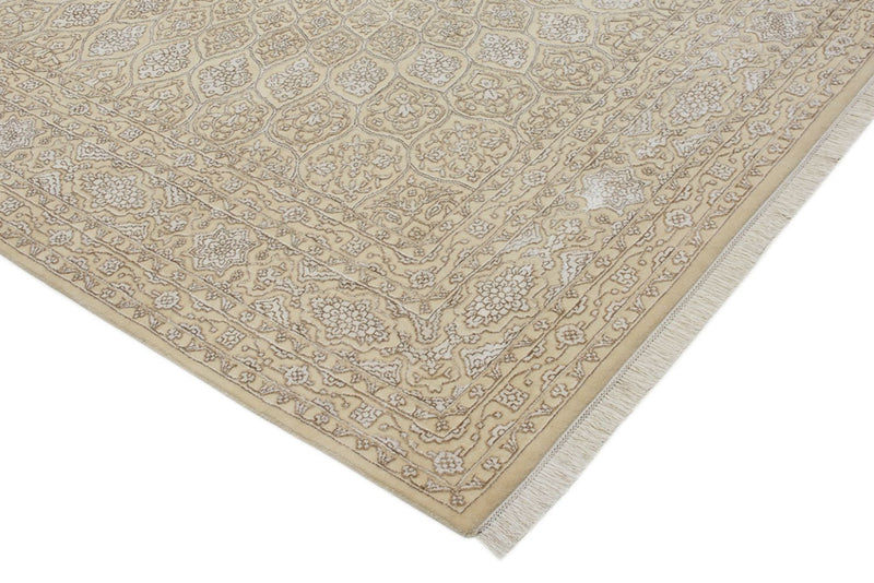 Oosters Tapijt vierkant  - 246 x 245 cm - donker beige