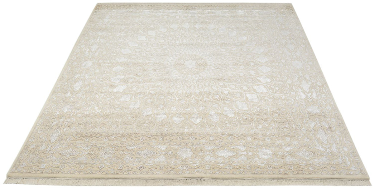 Oosters Tapijt vierkant  - 246 x 245 cm - donker beige