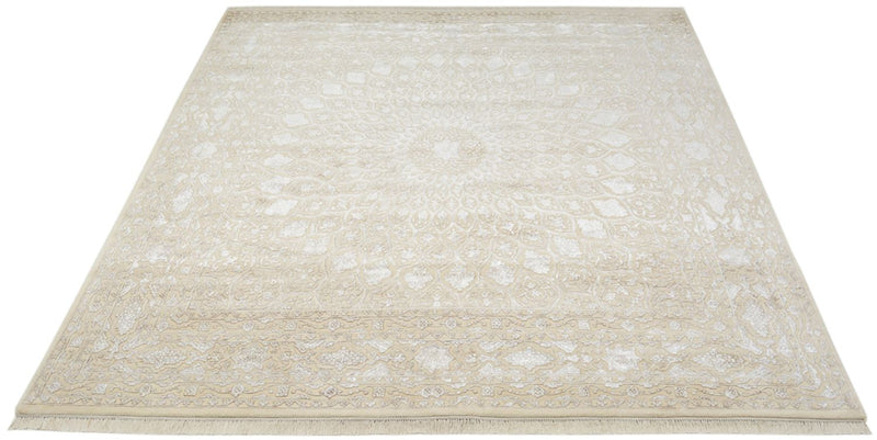 Oosters Tapijt vierkant  - 246 x 245 cm - donker beige