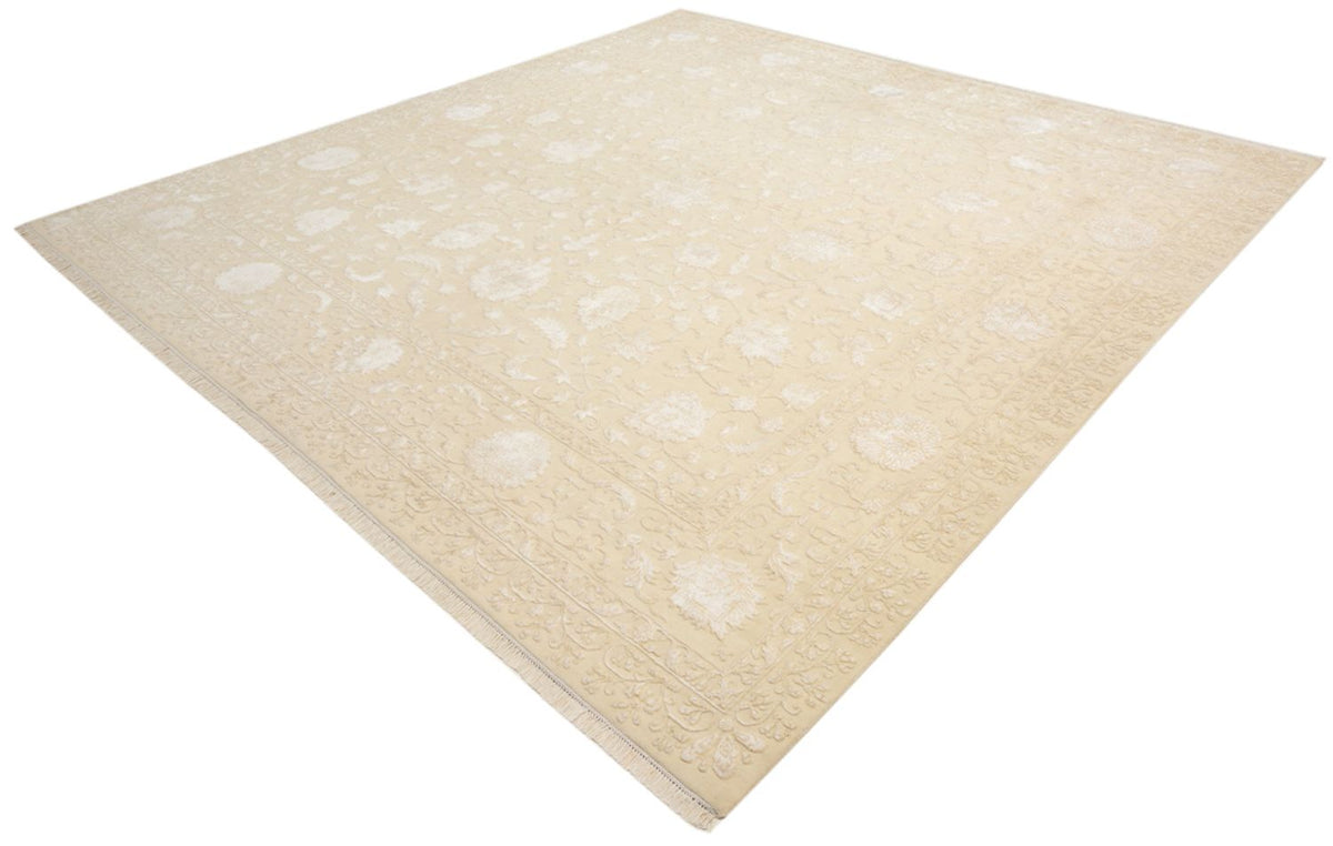 Oosters Tapijt vierkant  - 309 x 301 cm - licht beige