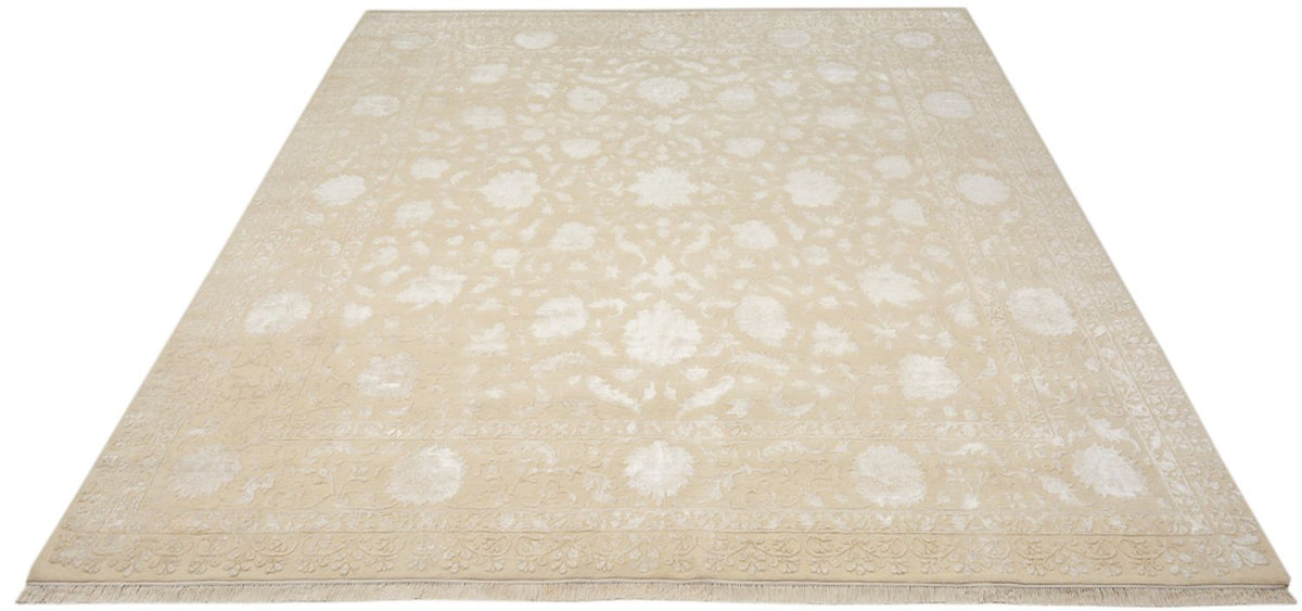 Oosters Tapijt vierkant  - 309 x 301 cm - licht beige