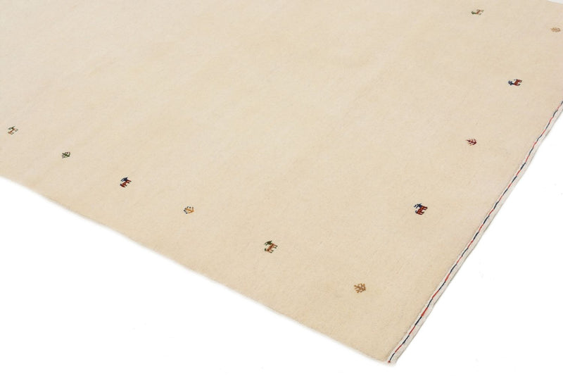 Loper Gabbeh Tapijt - Loribaft Indus - 334 x 128 cm - crème