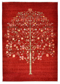 Gabbeh Tapijt - Loribaft Indus - 245 x 173 cm - rood