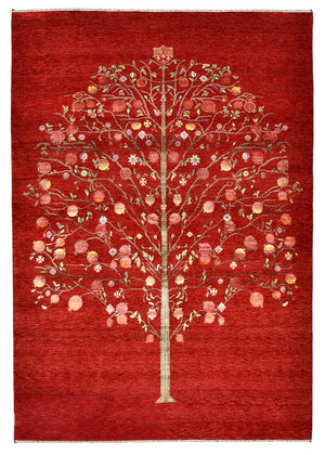 Gabbeh Tapijt - Loribaft Indus - 245 x 173 cm - rood