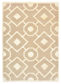 Designer tapijt - 240 x 170 cm - donker beige