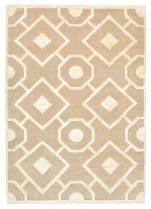 Designer tapijt - 240 x 170 cm - donker beige