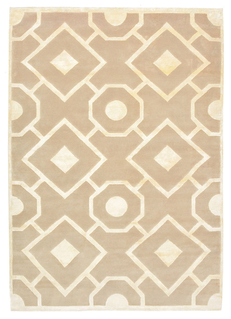 Designer tapijt - 240 x 170 cm - donker beige