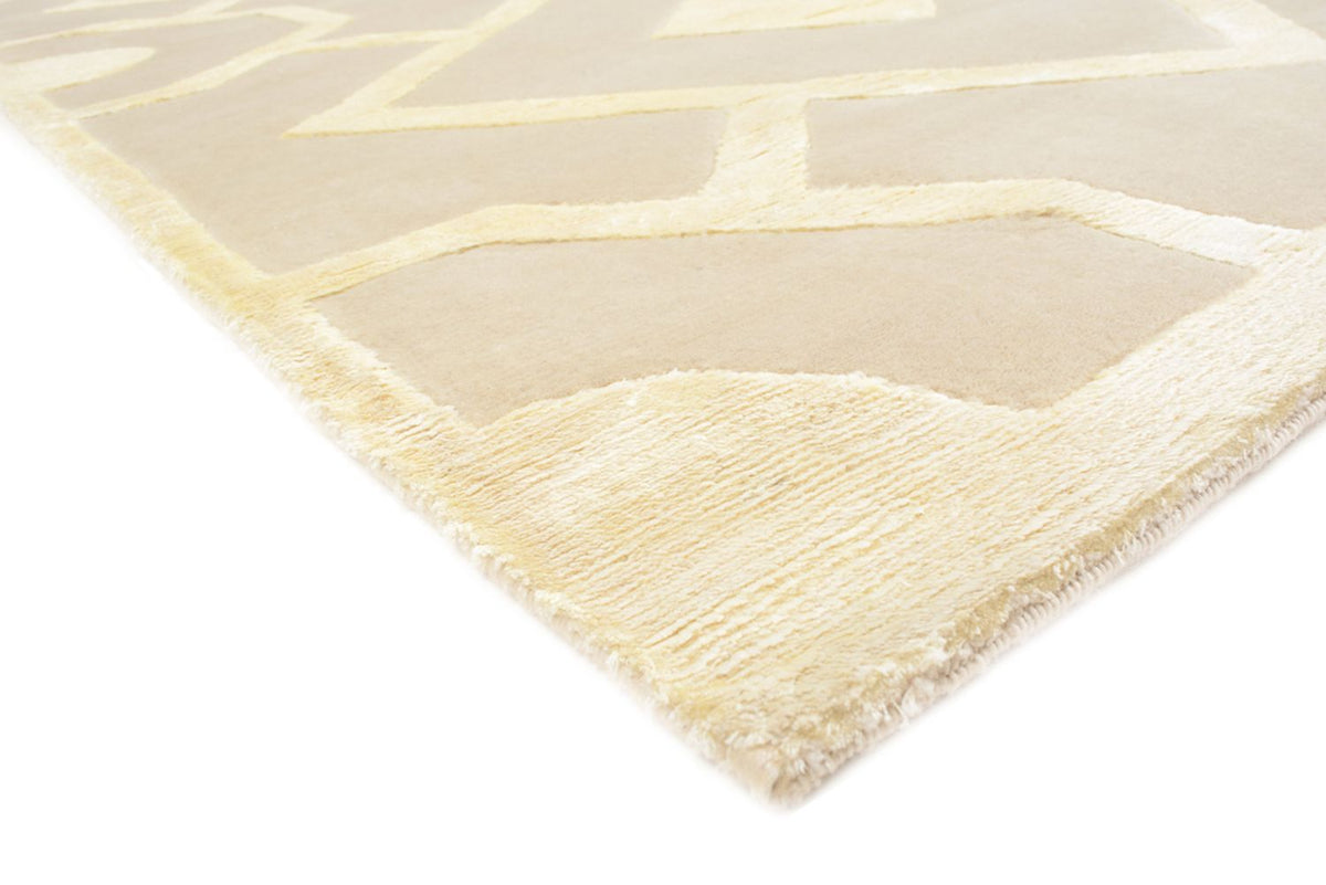 Designer tapijt - 240 x 170 cm - donker beige