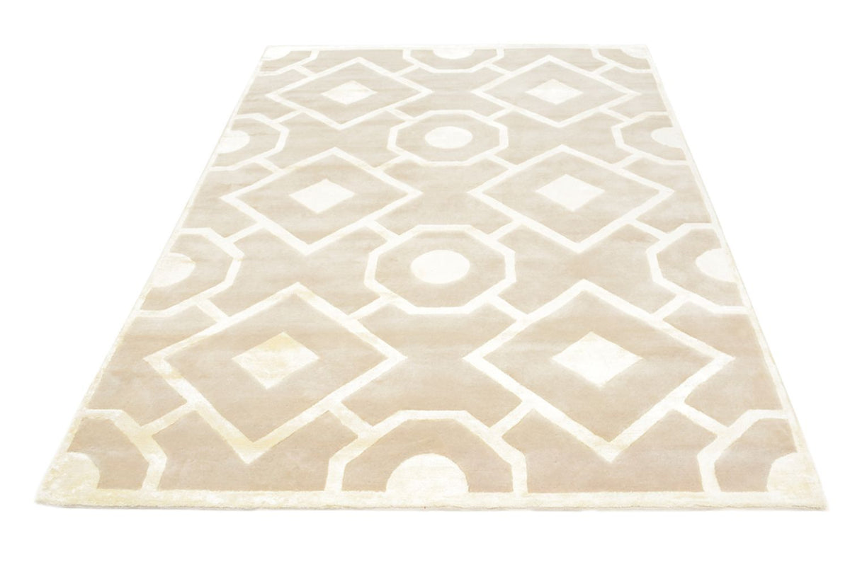Designer tapijt - 240 x 170 cm - donker beige