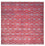Designer tapijt vierkant  - 321 x 319 cm - licht rood