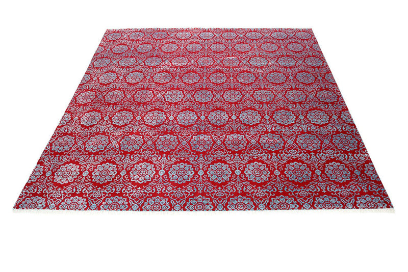 Designer tapijt vierkant  - 321 x 319 cm - licht rood
