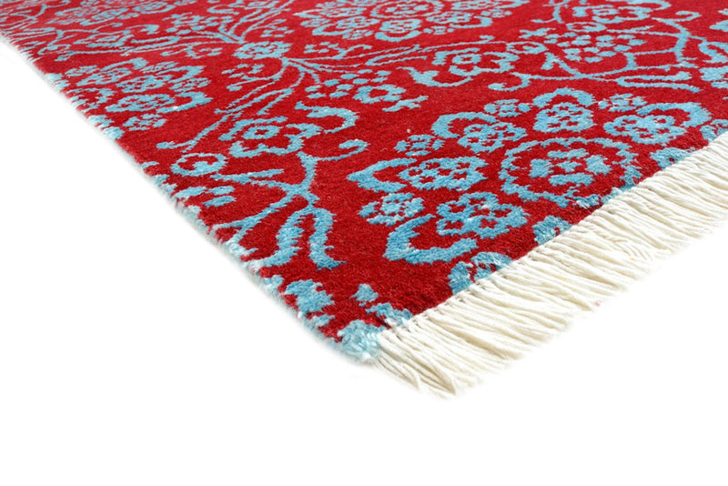 Designer tapijt vierkant  - 321 x 319 cm - licht rood