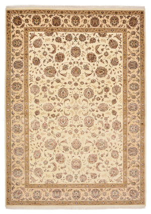 Oosters tapijt - Tabriz - 305 x 217 cm - licht beige