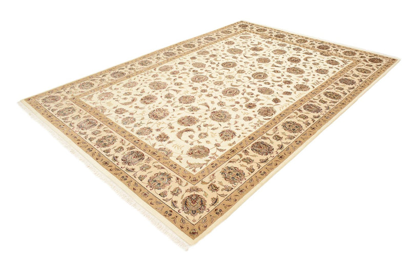 Oosters tapijt - Tabriz - 305 x 217 cm - licht beige