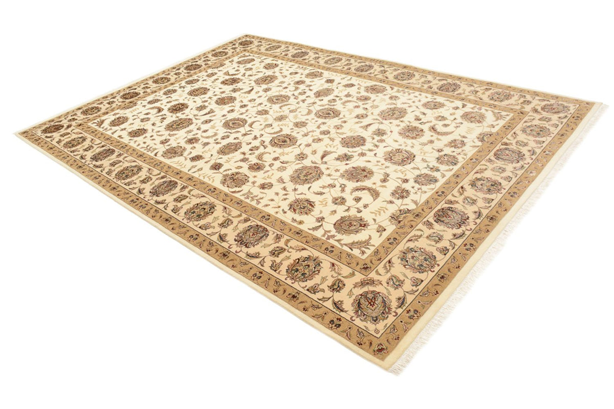 Oosters tapijt - Tabriz - 305 x 217 cm - licht beige