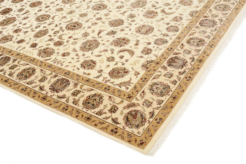 Oosters tapijt - Tabriz - 305 x 217 cm - licht beige