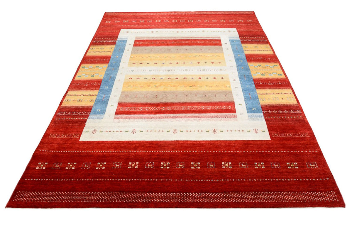 Gabbeh Tapijt - Loribaft Indus vierkant  - 251 x 248 cm - veelkleurig