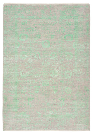 Designer tapijt - 244 x 171 cm - lichtgroen