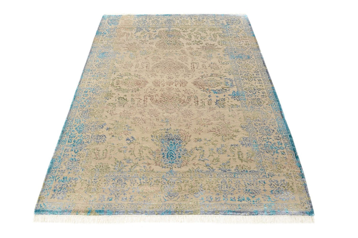 Designer tapijt - 186 x 129 cm - licht beige