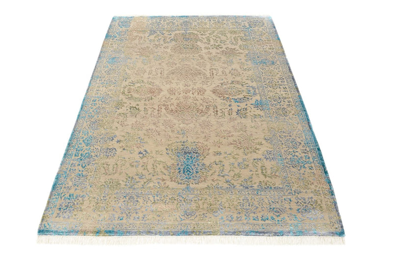 Designer tapijt - 186 x 129 cm - licht beige