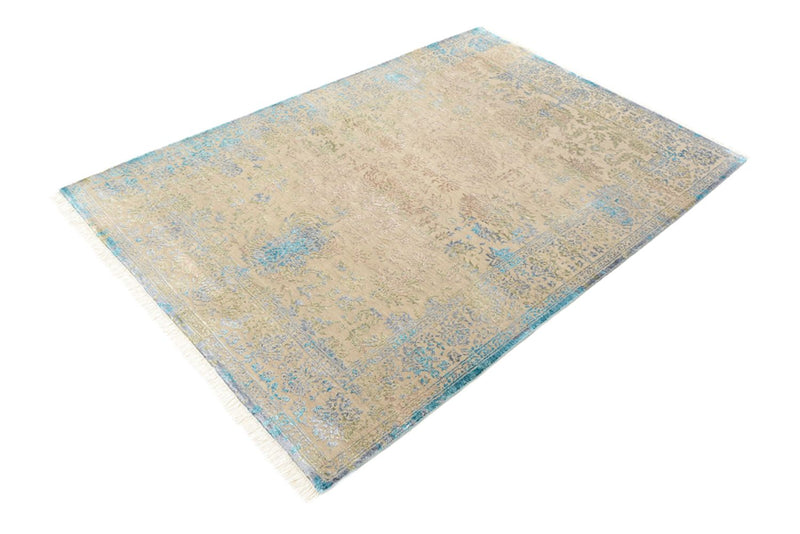 Designer tapijt - 186 x 129 cm - licht beige
