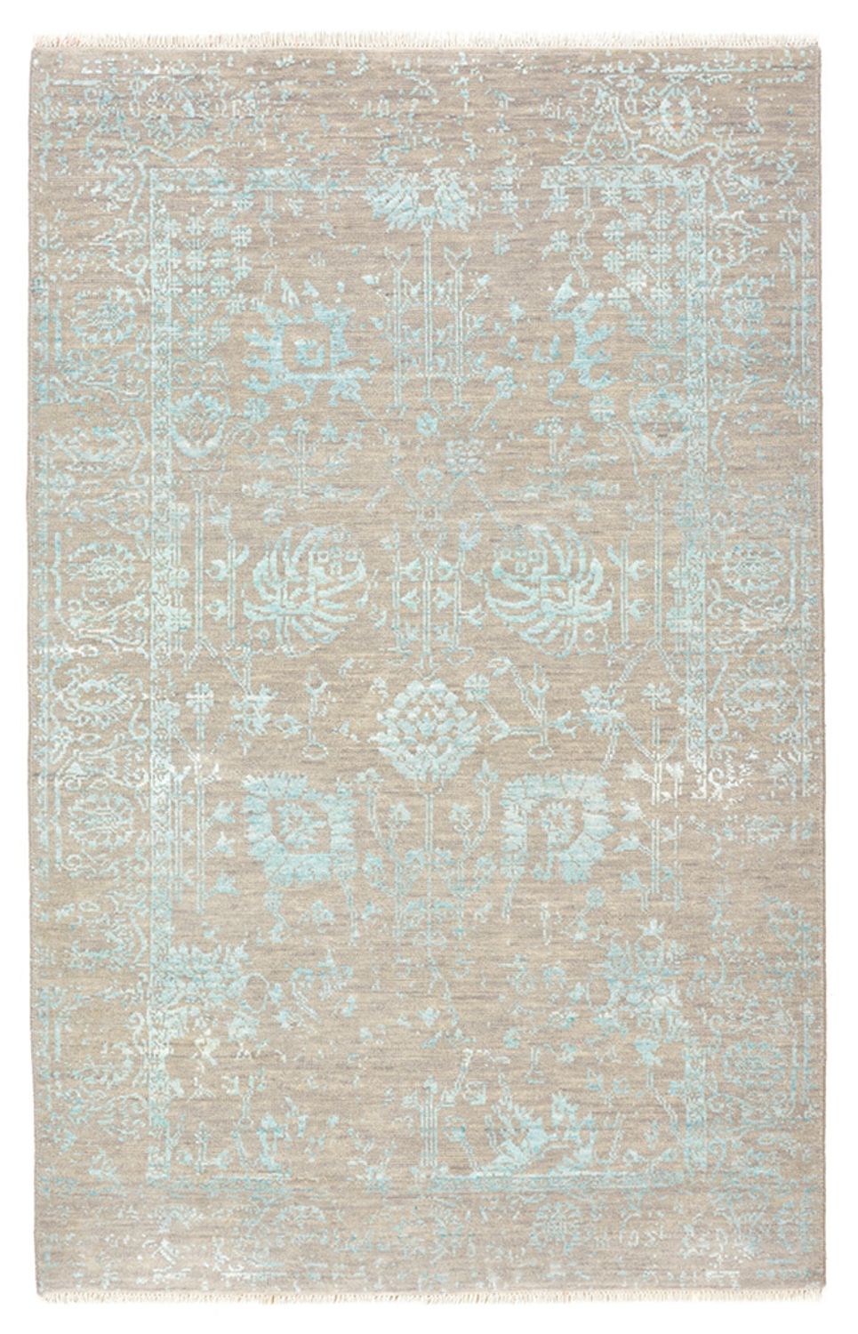 Designer tapijt - 154 x 101 cm - licht beige