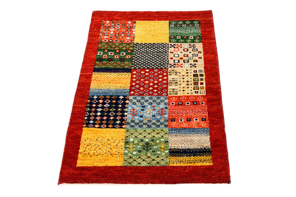Gabbeh Tapijt - Loribaft Indus - 89 x 64 cm - veelkleurig