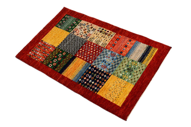 Gabbeh Tapijt - Loribaft Indus - 89 x 64 cm - veelkleurig