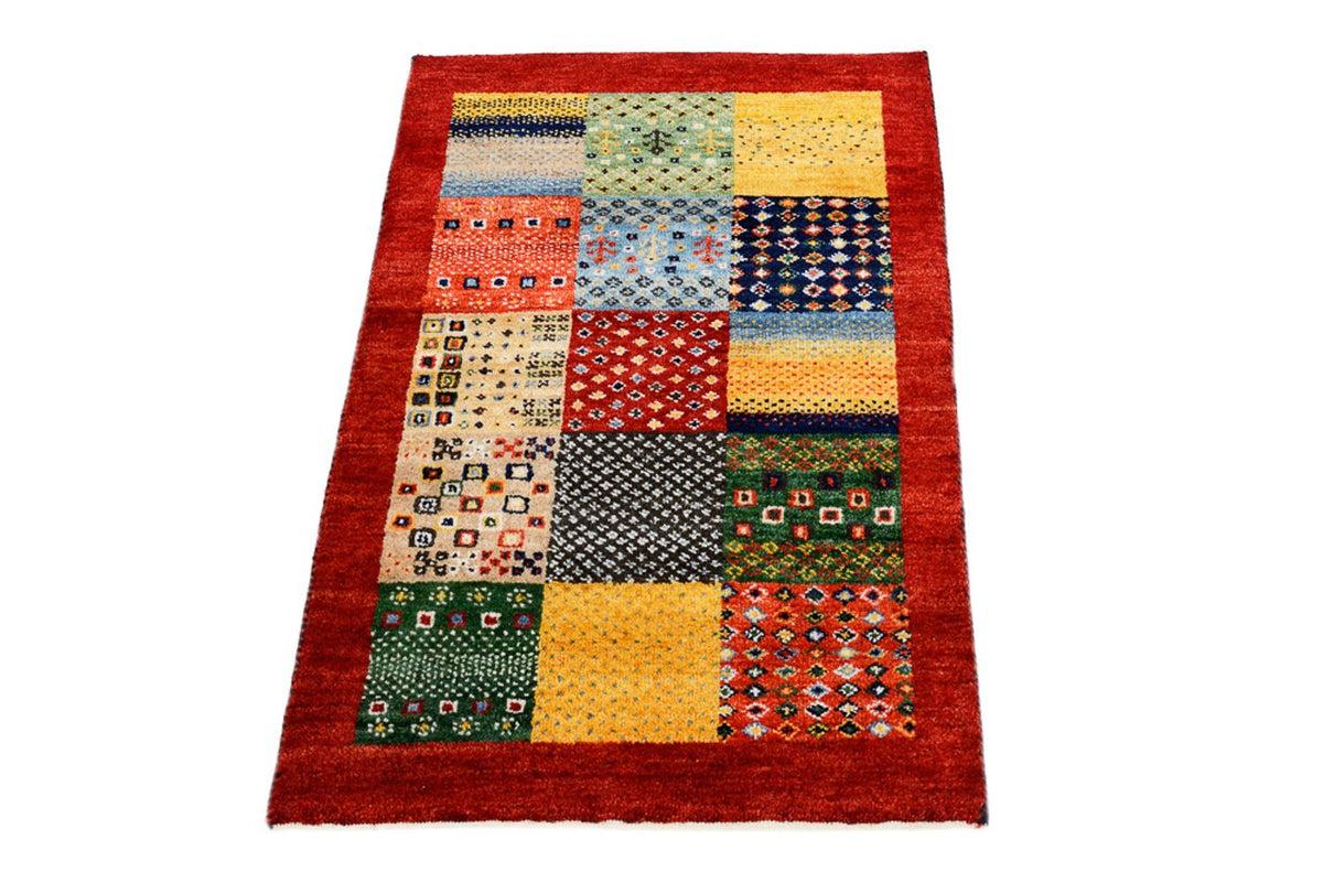 Gabbeh Tapijt - Loribaft Indus - 89 x 64 cm - veelkleurig
