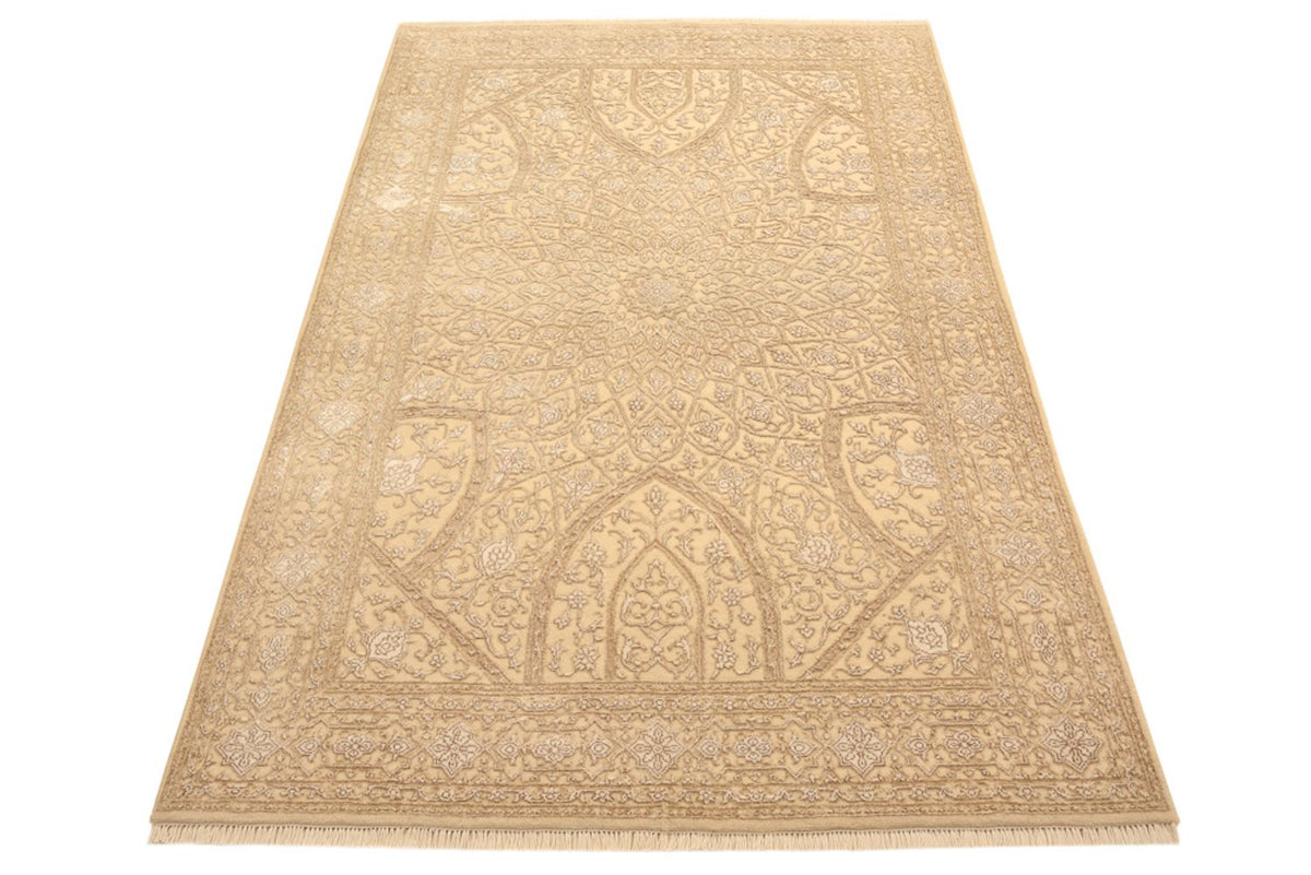 Oosters Tapijt - 185 x 121 cm - donker beige
