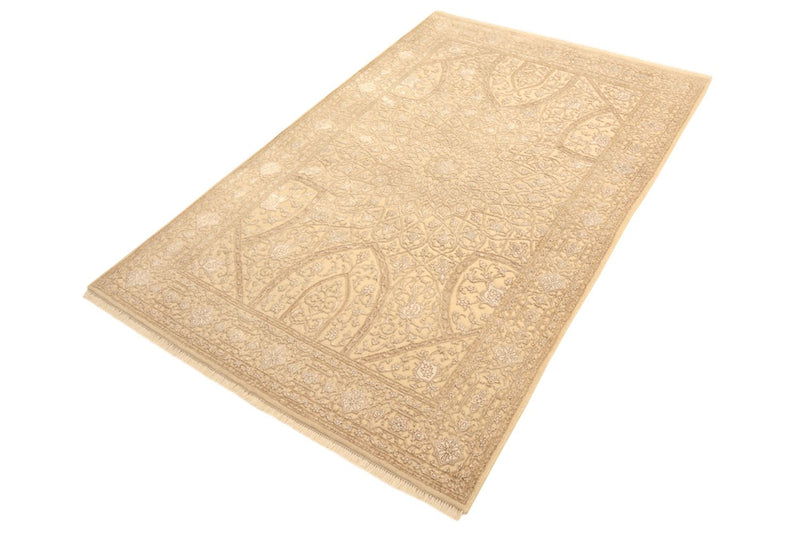 Oosters Tapijt - 185 x 121 cm - donker beige