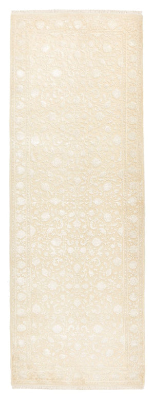Loper Oosters Tapijt - 301 x 107 cm - licht beige