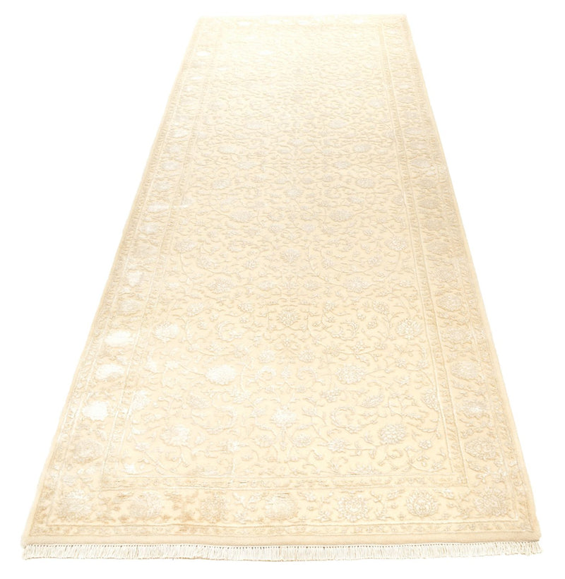 Loper Oosters Tapijt - 301 x 107 cm - licht beige
