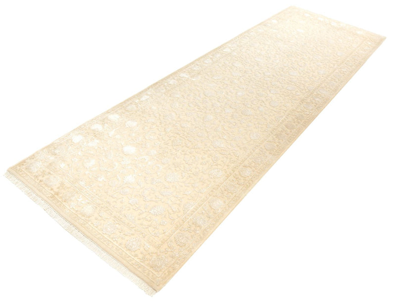 Loper Oosters Tapijt - 301 x 107 cm - licht beige