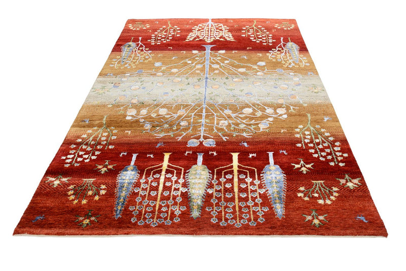 Gabbeh Tapijt - Loribaft Indus - 242 x 177 cm - veelkleurig