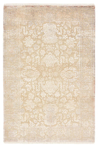 Designer tapijt - 183 x 124 cm - licht beige